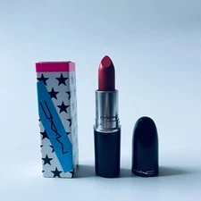 MAC Lustre Lipstick TESTOSTERON Full size 0.10 Oz New in Box