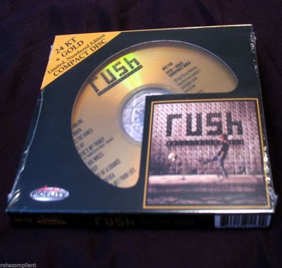 RUSH - Roll The Bones - Audio Fidelity 24kt Gold CD - AFZ116 - Factory Sealed