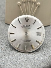 #184 ROLEX BATON QUADRANTE VINTAGE DIAL DATEJUST 1601 CAL 1570 PIE PAN HYPHEN