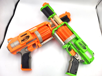 NERF RIPCHAIN トイガン グリーン・オレンジ NERF RIPCHAIN トイガン