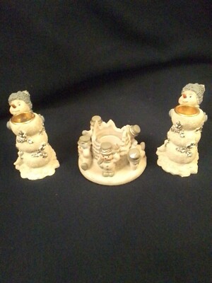 Kleeneze Schneemann Kerzenständer