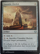 Unstable Obelisk - Commander 2021 - MTG