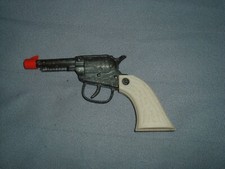 kids working toy with orange color tip has a tiny native amer chief logo 1 side