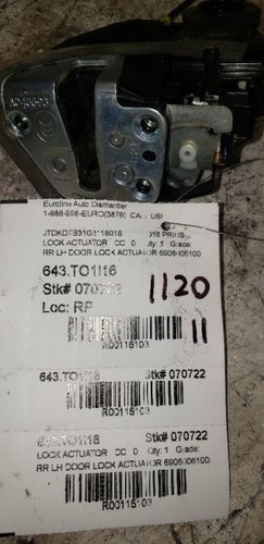 PRIUS 2016 Lock Actuator 115103 - Picture 4 of 12