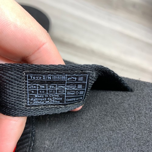 Teva Mush Kalea Sandal, Livy Black Womens Size 6 EU 37 - Picture 9 of 9