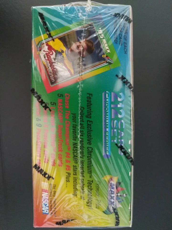 1995 Maxx Race Cards/Press Pass Premier Plus NASCAR Sealed Box /42,000 - Image 4 of 4
