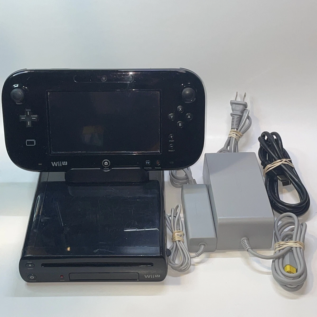 READ LISTING! Nintendo Wii U Deluxe 32GB Black System Console+CHOOSE 1 GAME  USA 709009997532