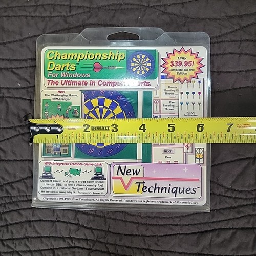 Championship Darts Windows 95 Versión 2.0 Juego De Colección 3.5 Disco Duro Nuevas Técnicas - Imagen 8 de 9