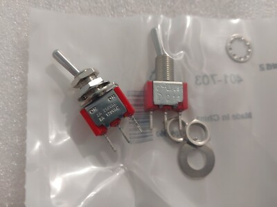 Interruttore Deviatore Rocket ON OFF ON 3 PIN 250V 6A 20mm SPDT - Foto 4