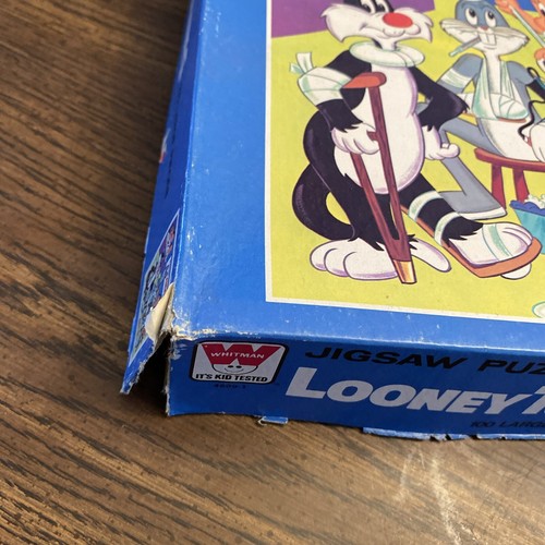 Looney Tunes Vintage Whitman Jigsaw Puzzle 100 Piece Petunia First Aid Complete - Picture 9 of 14