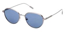 Ermenegildo Zegna EZ0208 15V Matte Gray Round Sunglasses Frame 52-18-145