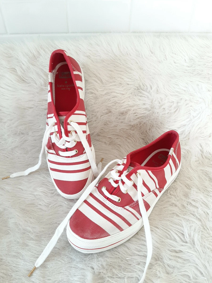 kate spade ケイトスペード　Kedsスニーカー　ピンクxホワイト　新品