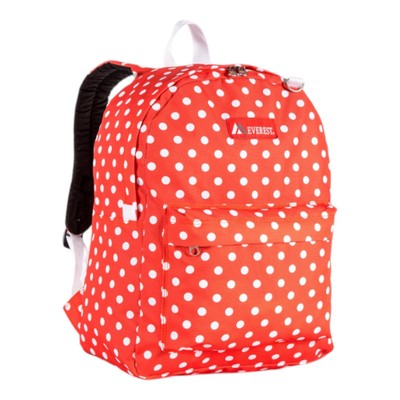 Everest 2045P-Tang/WHT Dot Classic Pattern Backpack