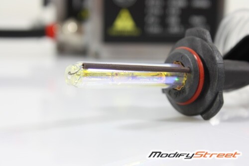 4300K STOCK WHITE 9005/HB3 AC SLIM BALLAST HID HIGH BEAM HEADLIGHT/DAYTIME LIGHT - Picture 2 of 8