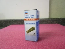 NEW! Ez-Flo 1" FIP x 1-1/4" MIP Brass Foot Valve 95133