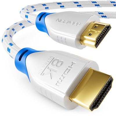 1,5m 8K HDMI Kabel 2.1 UHD 48G 8K@60Hz 4K@120Hz 1080p@240Hz HDR eARC Dolby DTS