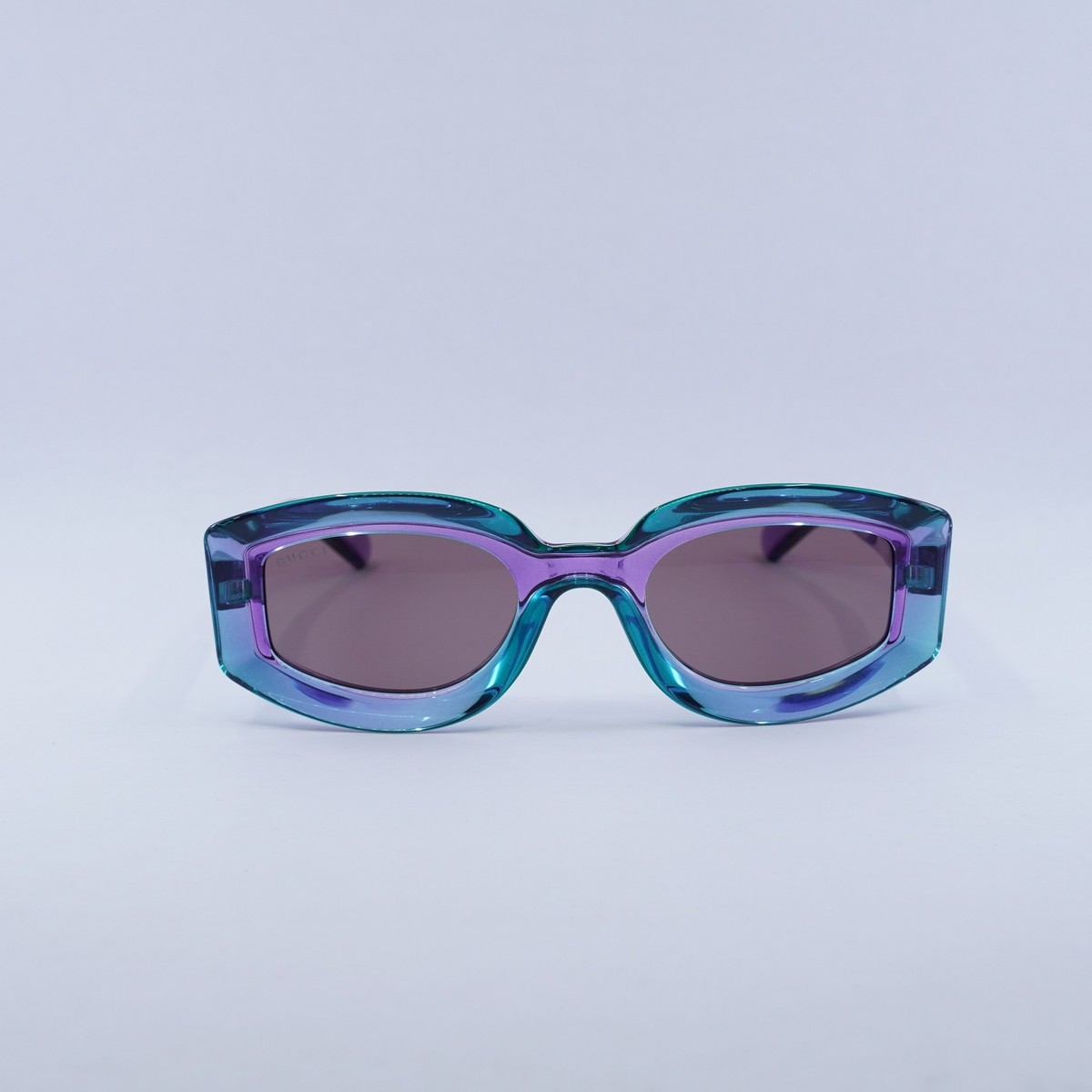 GUCCI オハルフレムサンクラス GG1719S 003 New GUCCI GG1719S 003 Shiny Transparent Violet and
