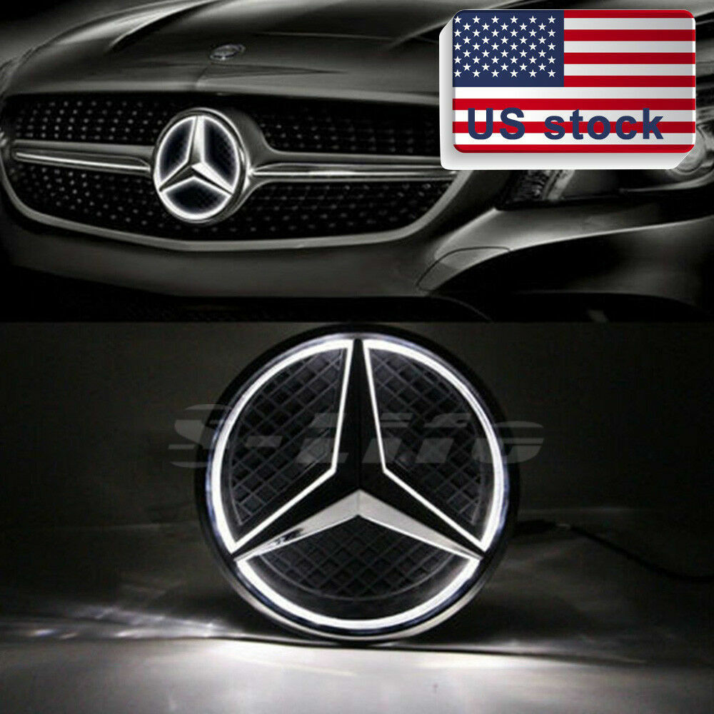 Illuminated 2013-2018 Car Motors Led Grille Emblem Lights For W176 W212 W205 CLA