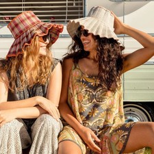Wide Brim Sun Hat Foldable Pleated Straw Waterproof Women's Summer Beach Travel