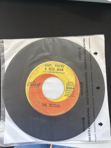 The Beatles ~ Baby You're A Rich Man/All You Need Is Love [Capitol 5964] 45 rpm