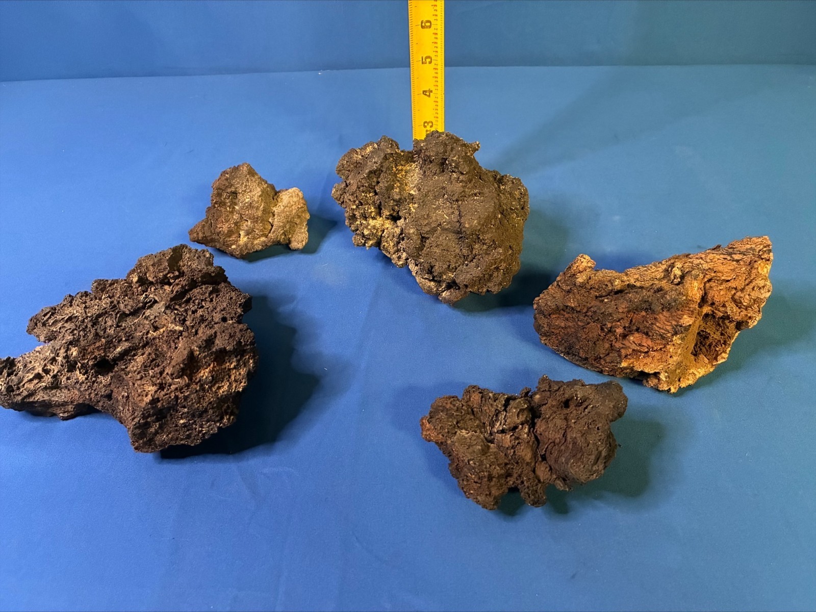 Aquarium Lava Stone Aquascape Terrarium  5 Pieces 7.7lbs