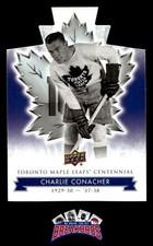 2017 Upper Deck Toronto Maple Leafs Centennial #76 Charlie Conacher Blue Die Cut