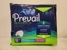 Prevail Bariatric Briefs, Size B Up To 100” Pack of 10