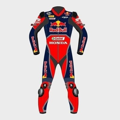 NICKY HAYDEN HONDA CASTROL MOTORRAD MOTOGP MOTORRAD LEDER RENNKOMBI