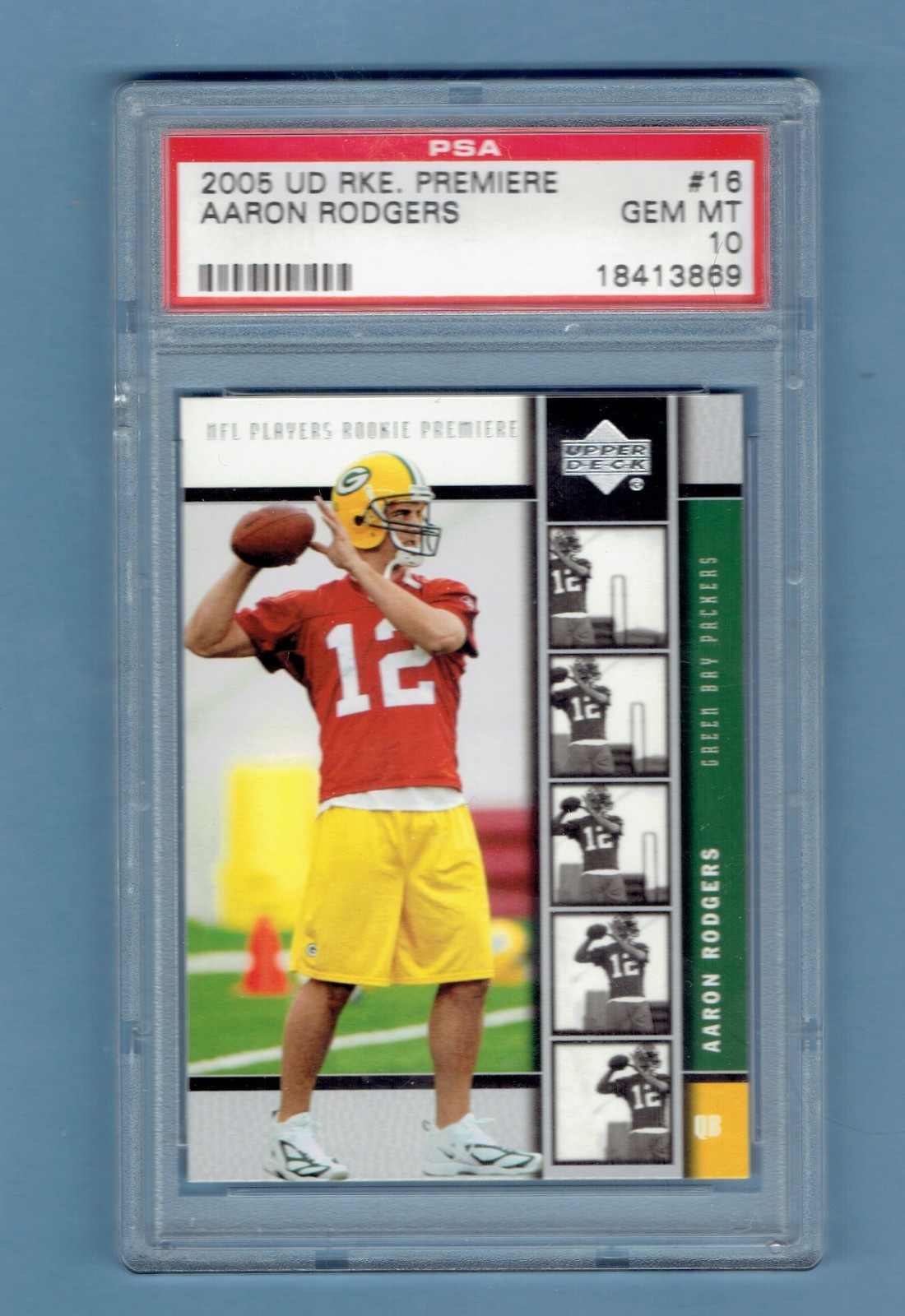 Aaron Rodgers Upper Deck Rookie Premiere #16 Base