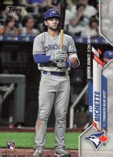 2020 Topps Update Baseball #U-1 Bo Bichette SS Toronto Blue Jays RC MLB Debut