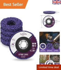 High-Performance 5PCS Strip Discs for Angle Grinders - 115mm Surface Polish Tool