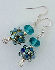 Artisan Earrings Featuring Handmade Lampwork Glass Beads
