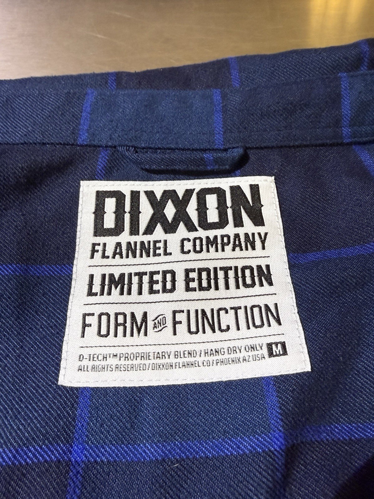 DIXXON Limited Edition Form Function Blue Plaid F… - image 3