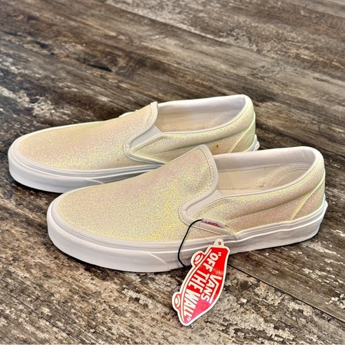 Vans Damenschuhe Größe 8 klassische Slipper UV Glitzer schillernde Turnschuhe neu mit Etikett - Bild 5 von 12