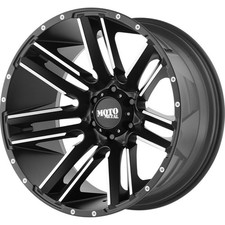 20 Moto Metal Mo978 Razor 20x9 6x5.5 Satin Black Machined Wheel 18mm Truck Rim