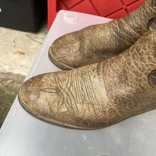 Vintage Country By Avirex Western Rancher Cowboy Boots Vibram Soles Size 10.5 - Picture 4 of 13