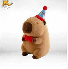 Happy Capybara Plush Toy Cute Stuffed Animal