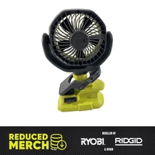 RYOBI ONE+ 18V Cordless 4 in. Clamp Fan Tool Only PCF02 M-2