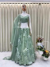 Latest Designer Georgette Lehenga Choli With Dupatta For Women  Girls Wear
