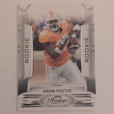 Panini 2009 Playoff Prestige Arian Foster Rookie #107 NFL Houston Texans Card. rookie card picture