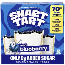 Smart Tart Toaster Pastries Wild Blueberry - Low Sugar 20.3 Ounce (Pack of 1) 