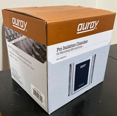 Auray ISO-ARMOR-2 Microphone Isolation Chamber, YouTube, Podcasts, Music Record
