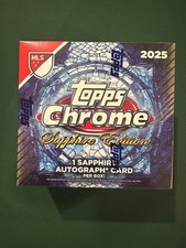 2025 Topps Chrome MLS Sapphire Edition Hobby Box