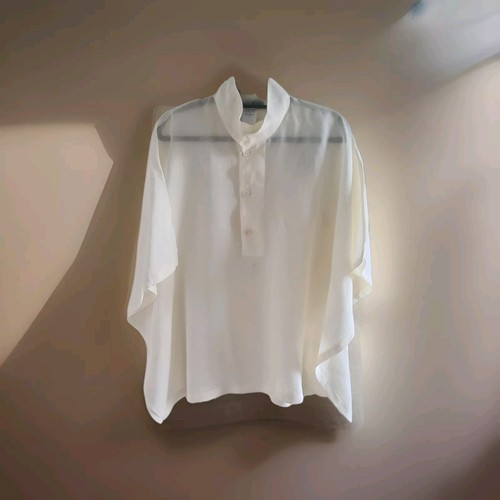 Issey Miyake Off White Top Size 2 (Hackney) - Picture 1 of 14