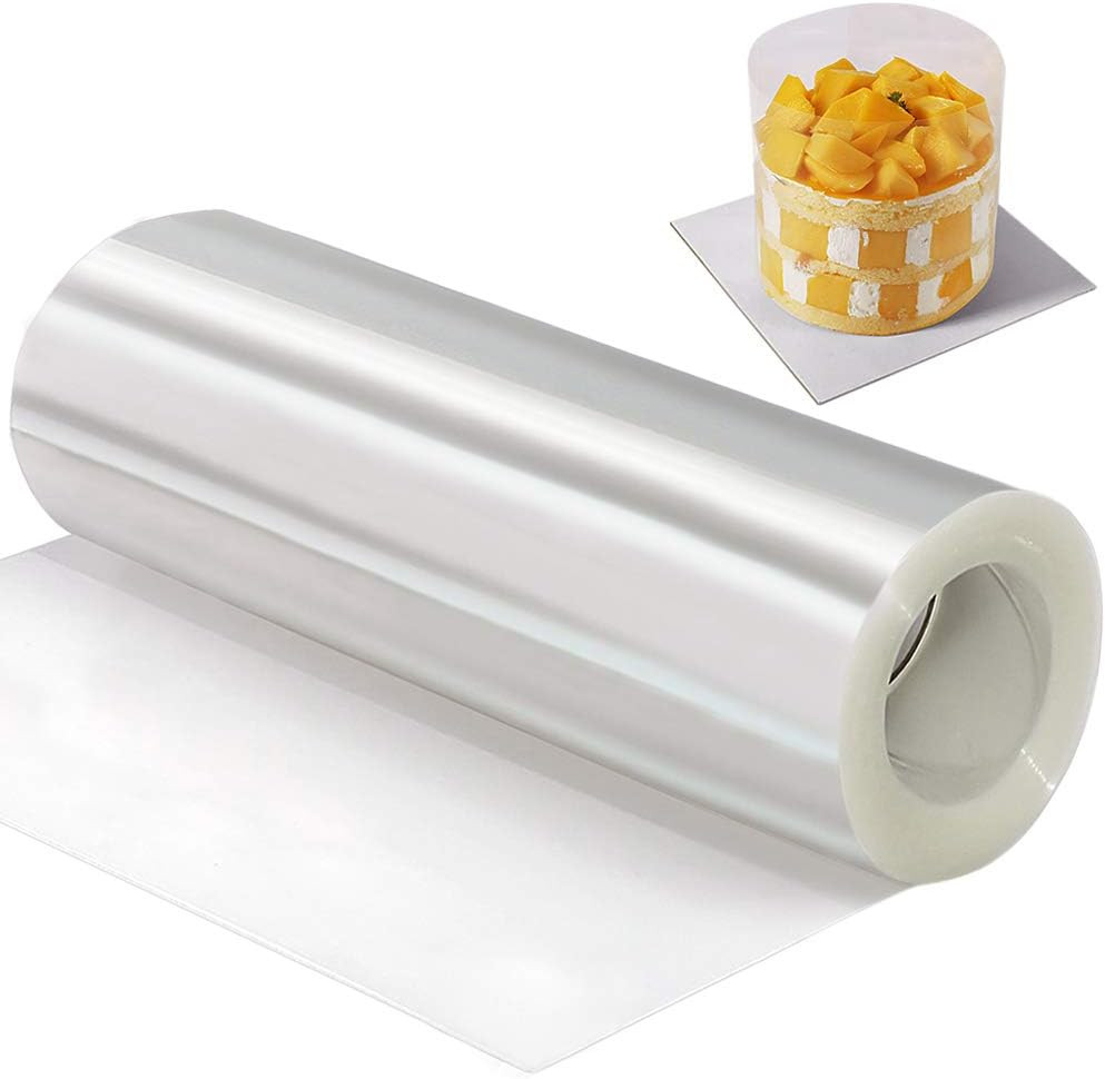 Cake Collars, 20Cmx10M - 8Inch Clear Transparent Acetate Roll, Mousse Cake Sheet