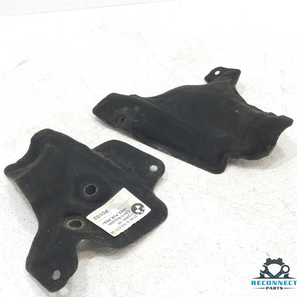 09-19 BMW 650i 750Li F02 левый правый звукоизолятор двигателя брандмауэр экран OEM - Изображение 3 из 4