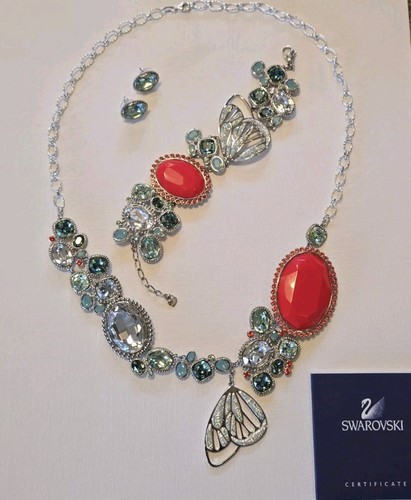 Authentische Swarovski limitierte Edition Nova Schmetterling Statement Kette Halskette Armband - Bild 3 von 7