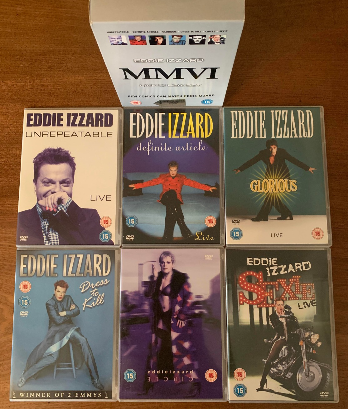 Eddie Izzard Live DVD Box Set