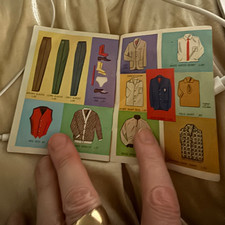 Vtg. 1962 Original Barbie Ken Midge Fashion Doll Yellow Cover Mini Catalog.