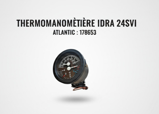 Thermomanomètre Atlantic Idra 24svi résout les erreurs de pression de chaudière